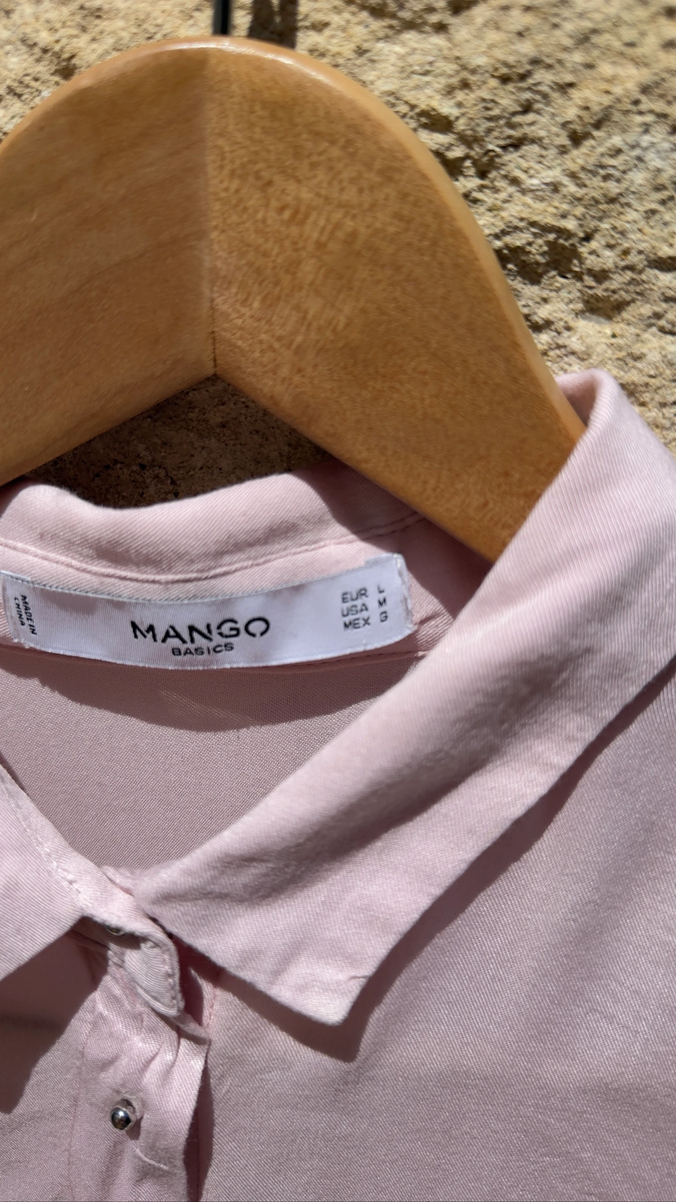 Camisa rosa mujer Talla L de Mango  – photo 3